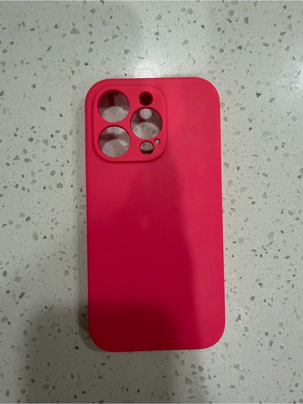 Bright Pink Silicone Phone Case For iPhone 14 Pro